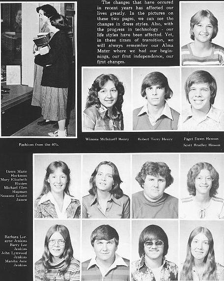 WCHS 1978 Yearbook Henry to Jenkins