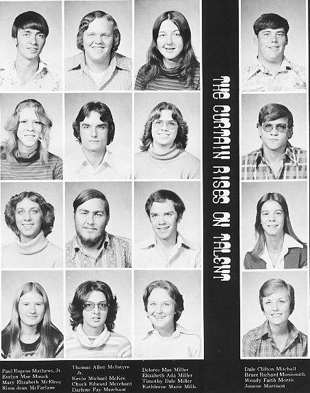 WCHS 1978 Yearbook Mathews to Morrison