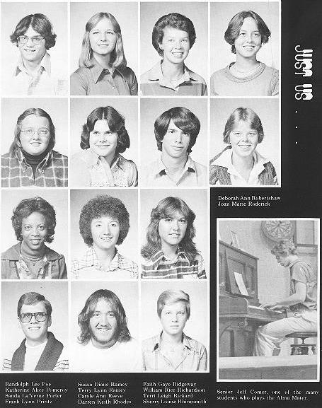 WCHS 1978 Yearbook Poe to Roderick