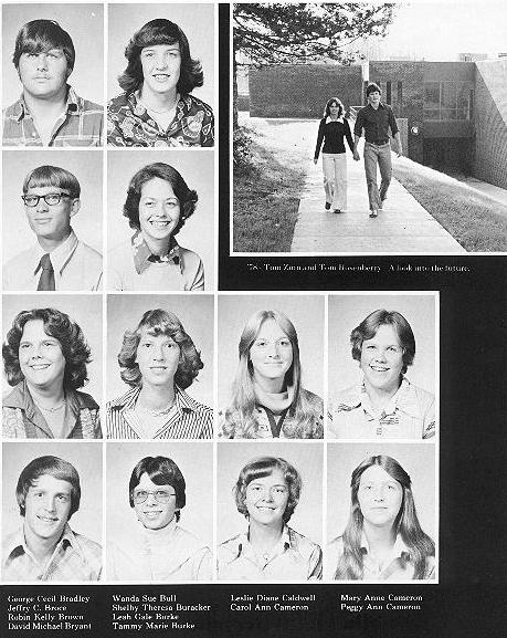 WCHS 1978 Yearbook Bradley to Cameron