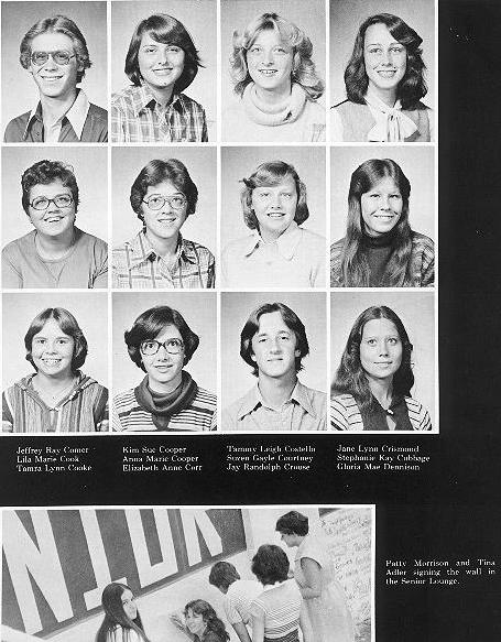 WCHS 1978 Yearbook Comer to Dennison