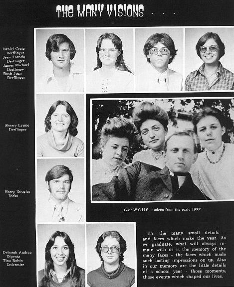 WCHS 1978 Yearbook Derflinger to Dofermire