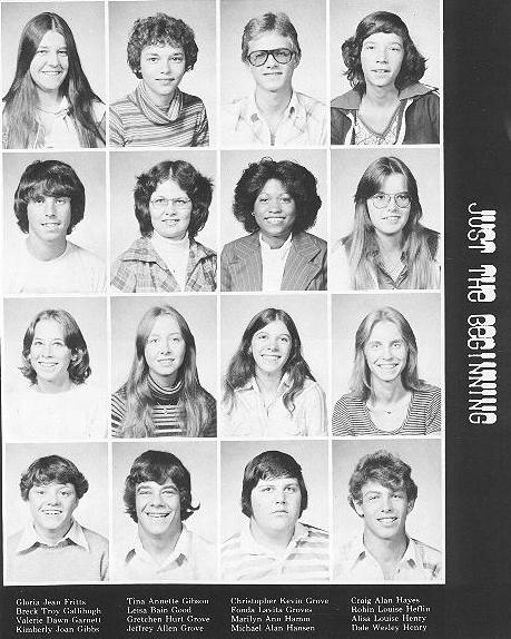 WCHS 1978 Yearbook Fritts to Henry